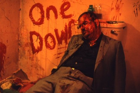 dead man's shoes one down dead guy toilet