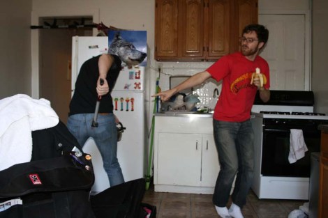 wolfman dancing in the kitchen banana