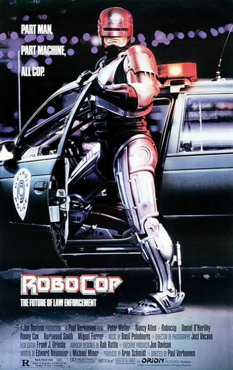 robocop poster peter weller paul verrhoven