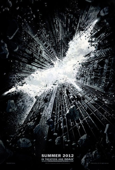 the dark knight rises movie poster teaser batman 2012