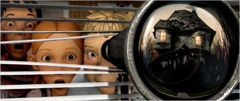 monster house movie telescope dj chowder