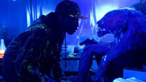 attack the block monster creature UV light alien pheremones