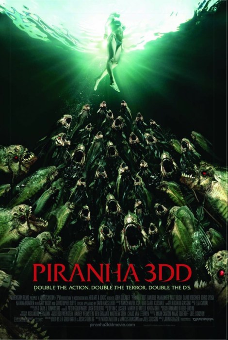 piranha 3dd movie poster