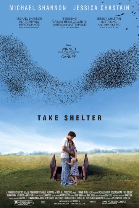 take shelter movie poster michael shannon jessica chastain