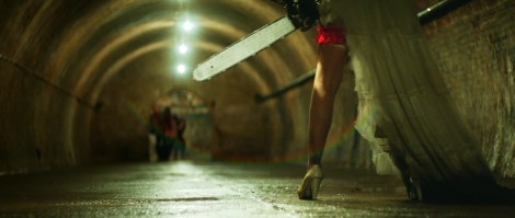 rec 3 genesis letecia dolera bride chainsaw zombie dress leg