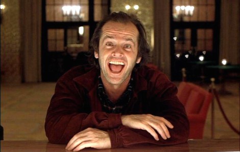 the shining movie jack nicholson jack torrance laughing