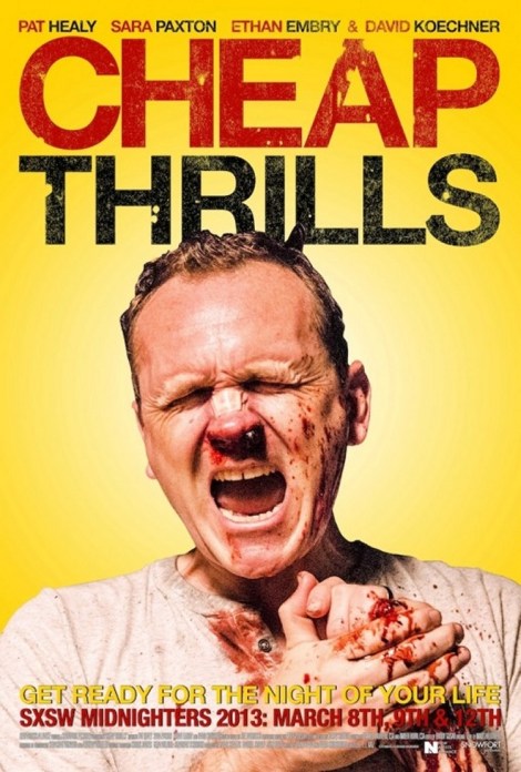 cheap thrills poster 2013 pat healy