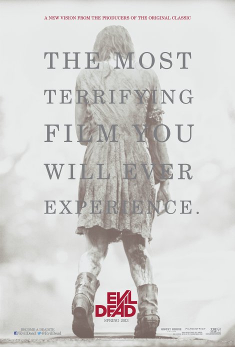 evil dead remake movie poster 2013