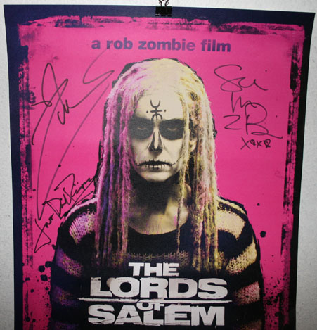 rob zombie lords of salem autograph