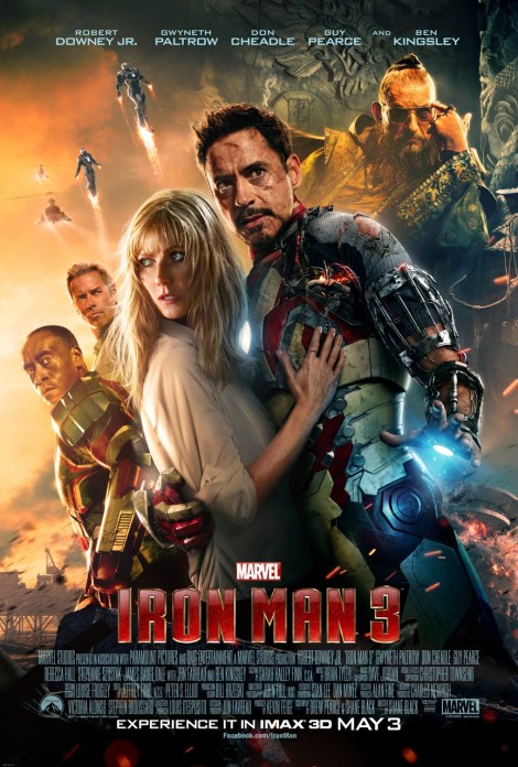 iron man 3 poster tony stark 2013