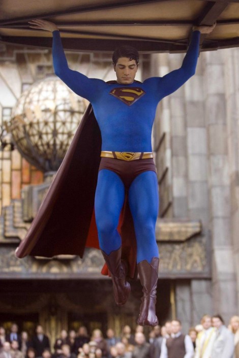 superman returns brandon routh underwear cape