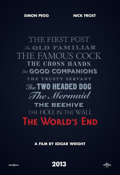the world's end movie poster edgar wright