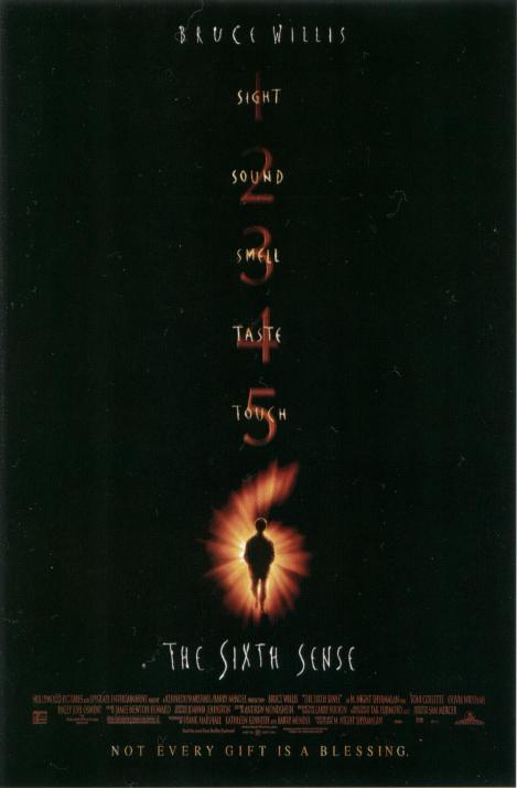 the sixth sense movie poster 1999