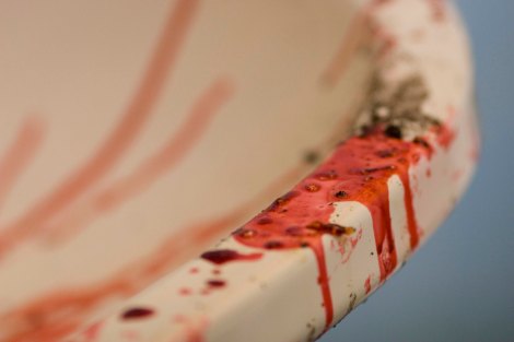 thanatomorphose bathtub blood guts slime pus