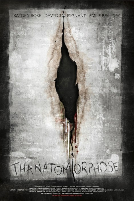 thanatomorphose poster big 2012 bloody vagina wall