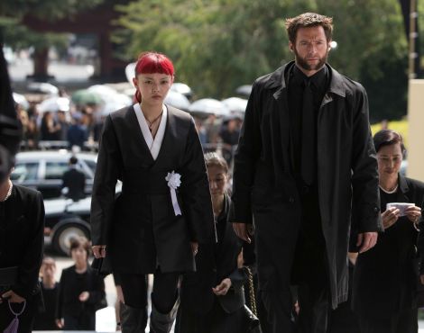 the wolverine hugh jackman Rila Fukushima haircut