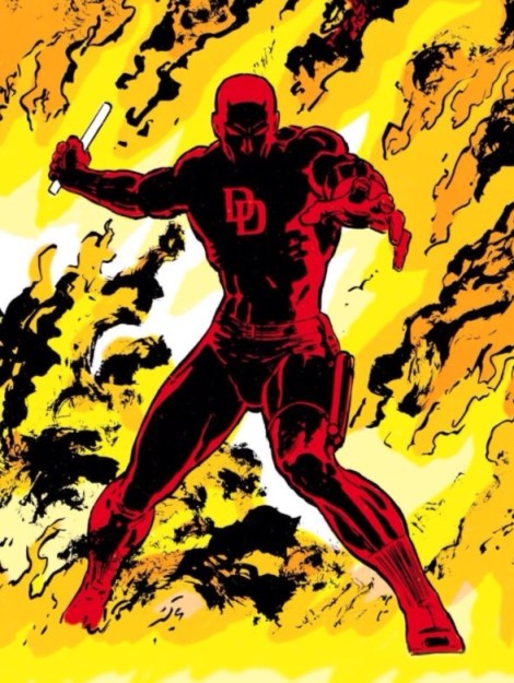 daredevil frank miller fire