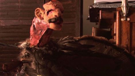 thankskilling movie face mask turkey mustache