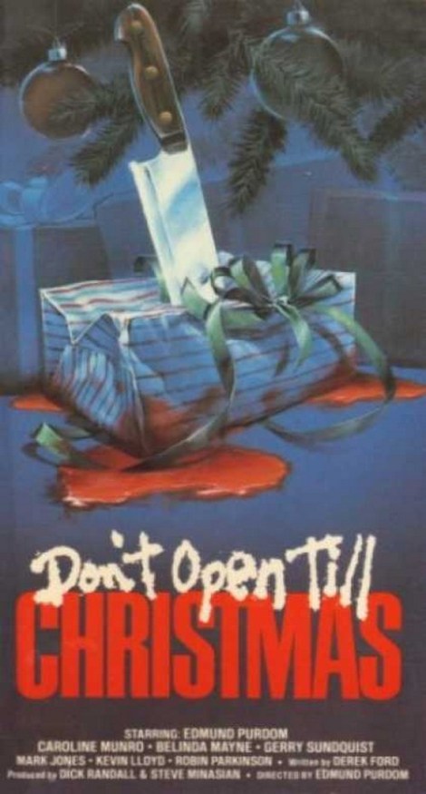 don't open till christmas movie poster cover