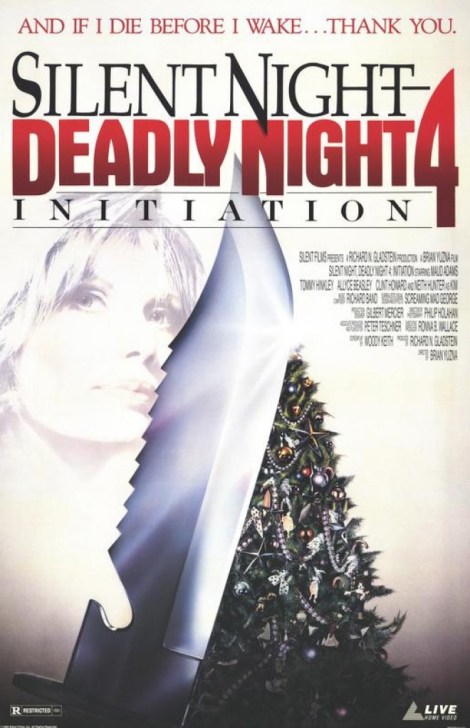 initiation silent night deadly night 4 movie poster cover