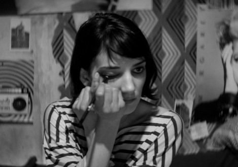 a girl walks home alone at night shiela vand makeup