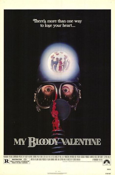 my bloody valentine movie poster 1981
